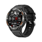 Montre intelligente flash LED d'extérieur pour hommes | GPS, boussole, appels BT 5.3, assistant santé 