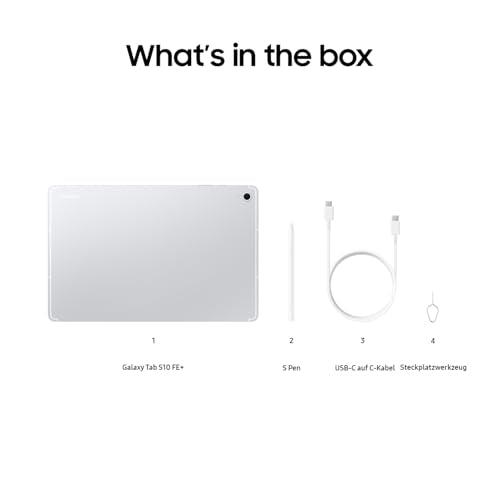 Samsung Galaxy S10 FE+ AI Tablet incl. S Pen: 256GB storage, 12GB RAM, Silver 
