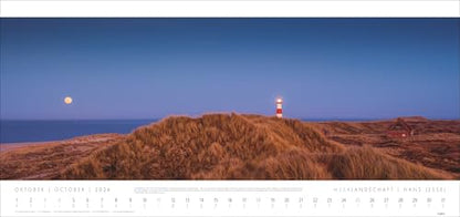 Seascape 'SYLT' Calendar 2026 - Hans Jessel: Large XXL Panorama Wall Calendar