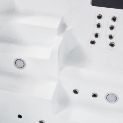 AWT AQART Design SwimSpa for 4 people: Exclusive whirlpool pool combination