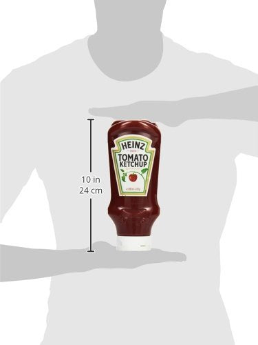 HEINZ Tomato Ketchup (800ml): Upside-down bottle with flip cap