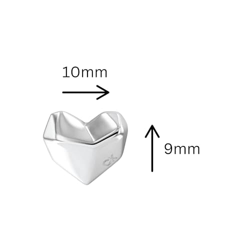 Calvin Klein earrings for women from the 'Faceted Heart' collection