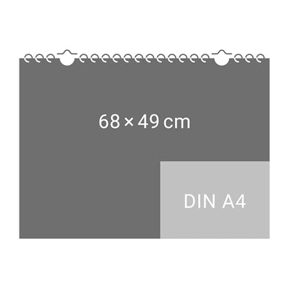 Calendar 'Colours of Nature' 2026: Large photo wall calendar in landscape format (68x49cm)