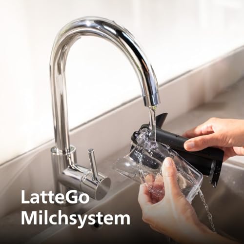 Philips Series 5400 Kaffeevollautomat EP5441/50 | 12 Kaffeespezialitäten, LatteGo Milchsystem, TFT-Touchscreen