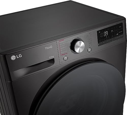 LG Frontlader-Waschtrockner mit Wi-Fi(W4WR7096YB): TurboWash 360, AI Direct Drive | 9-6kg