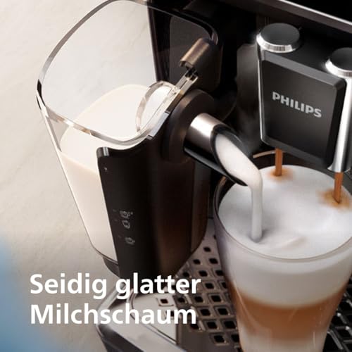 Philips Series 5400 Kaffeevollautomat EP5441/50 | 12 Kaffeespezialitäten, LatteGo Milchsystem, TFT-Touchscreen