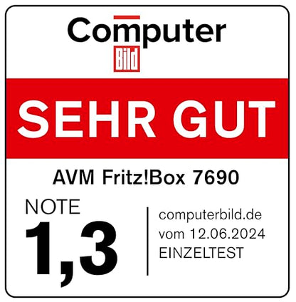 FRITZ!Box 7690 (Wi-Fi 7 DSL router with 5,760 MBit/s (5GHz) - DECT basis