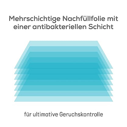 Angelcare Windeleimer Classic XL - Weiß - Geruchssicher & umweltschonend