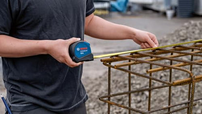 Bosch Professional Maßband (5m) | Aluminiumgehäuse, Magnethaken, Einhandbedienung
