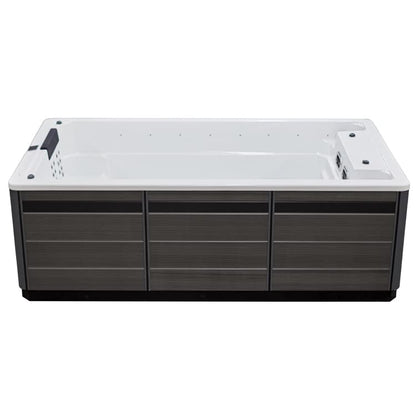 AWT AQART Design SwimSpa for 4 people: Exclusive whirlpool pool combination