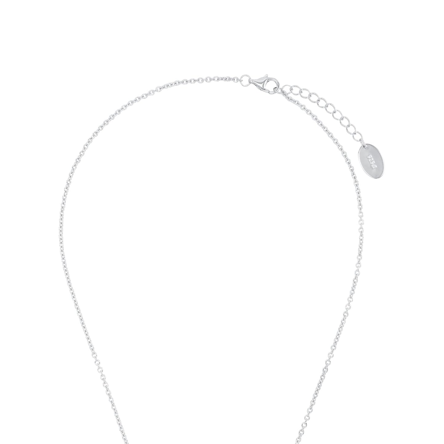 s.Oliver Y-Collier 925 Sterling Silber Damen Halskette mit Zirkonia inkl. Geschenk Box