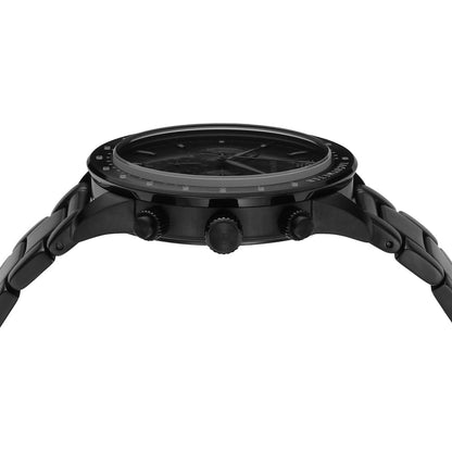 Emporio Armani 'AR11242' Chronograph-Herrenuhr (43mm): Schwarzes Edelstahlgehäuse