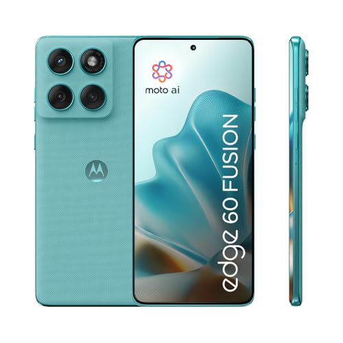 Motorola Edge 60 Fusion Smartphone (8GB RAM, 256 Speicher) inkl. Schutzcover + Handyhalter