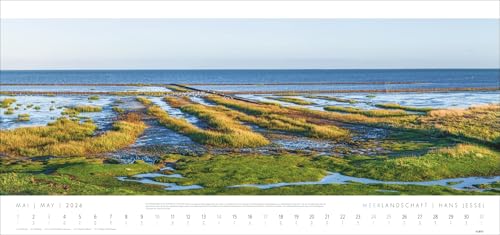 Seascape 'SYLT' Calendar 2026 - Hans Jessel: Large XXL Panorama Wall Calendar
