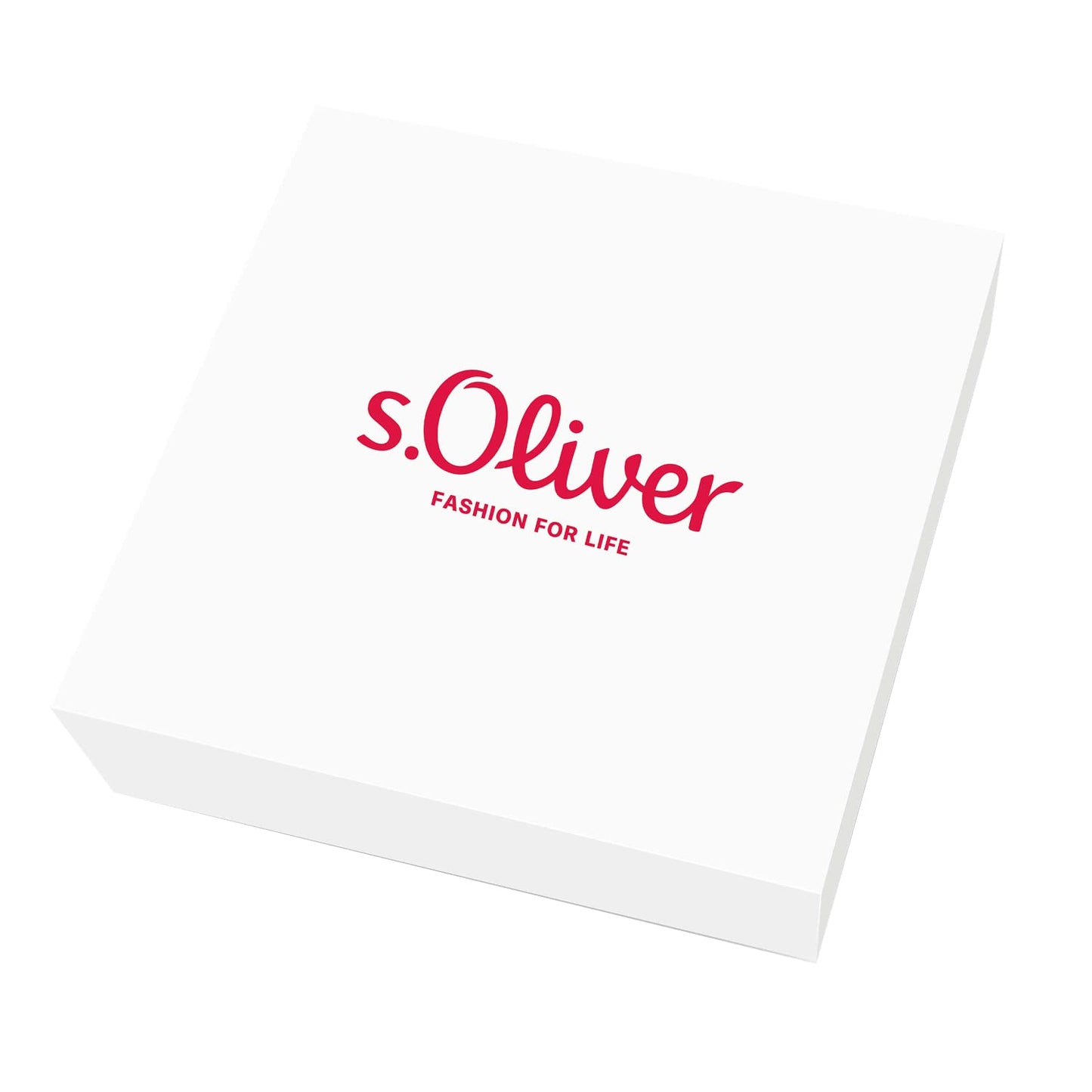 s.Oliver stainless steel necklace for women with crystals from Swarovski (IP-Rose)