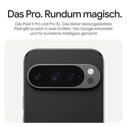 Google Pixel 9 Pro XL (128GB) mit Gemini ohne SIM-Lock, Dreifach-Rückkamerasystem, KI-Technologie
