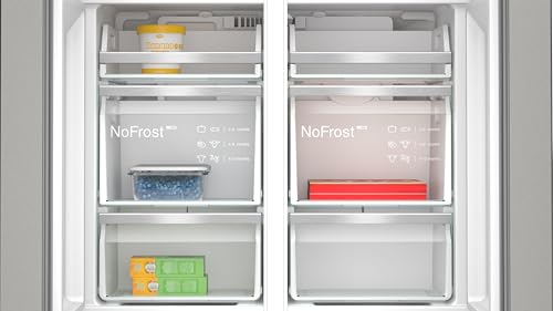 SIEMENS (KF96IAPEA) iQ500 NoFrost Smarter French-Door Kühlschrank: Eis- und Wasserspender, Anti-Fingerprint