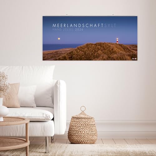Seascape 'SYLT' Calendar 2026 - Hans Jessel: Large XXL Panorama Wall Calendar
