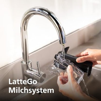 Philips Series 5400 Kaffeevollautomat EP5441/50 | 12 Kaffeespezialitäten, LatteGo Milchsystem, TFT-Touchscreen