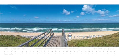 Seascape 'SYLT' Calendar 2026 - Hans Jessel: Large XXL Panorama Wall Calendar