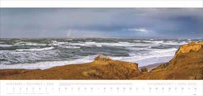 Seascape 'SYLT' Calendar 2026 - Hans Jessel: Large XXL Panorama Wall Calendar