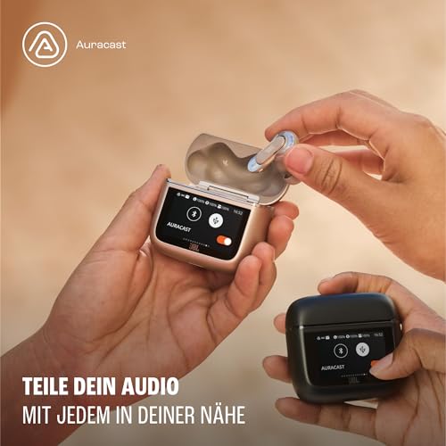 JBL Tour Pro 3, True Wireless Bluetooth-Kopfhörer mit intelligenter Ladebox