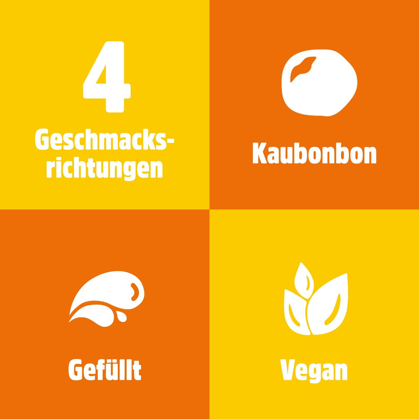 nimm2 Soft (1x 800g Großpackung): Gefüllte Kaubonbons in vier Sorten mit Fruchtsaft und Vitaminen
