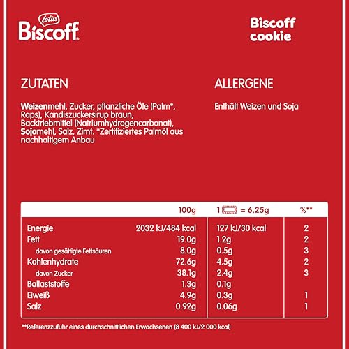 Lotus Biscoff: Original Caramelized Biscuit (300 biscuits) | Vegan - 1.875 kg