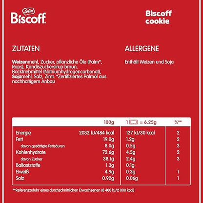 Lotus Biscoff: Original Caramelized Biscuit (300 biscuits) | Vegan - 1.875 kg