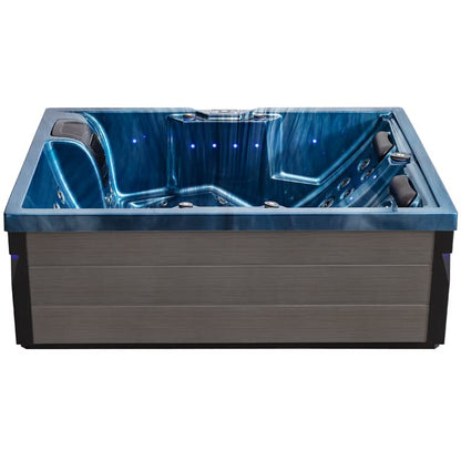 AWT AQART SPA IN-405 Eco Outdoor-Whirlpool: 37-Jets, Farblicht & Ozon (Oceanwave)