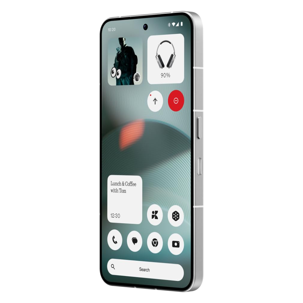 Nothing Phone (3) – Smartphone mit 50 MP Triple-Kamera, 24h Silizium-Kohlenstoff Akku, 6,67" 120Hz AMOLED Display, Glyph Matrix, 16GB + 512GB – Weiß
