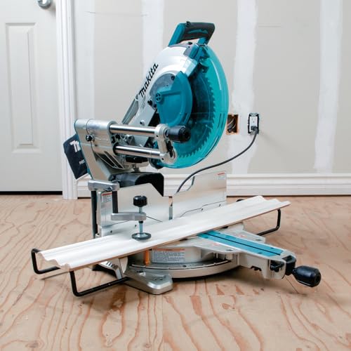 Makita miter saw (LS1219L) with laser guidance &amp; space-saving design: 305mm