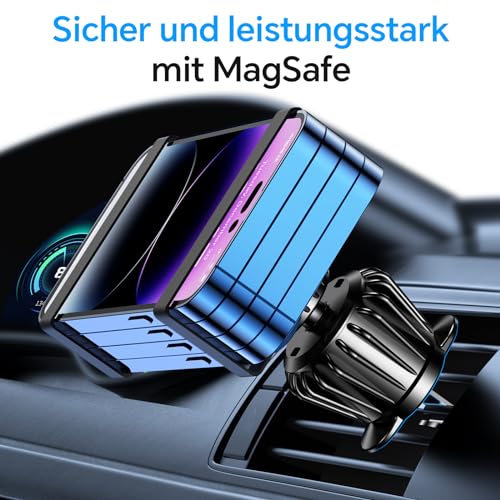 Magsafe Smartphone Autohalterung (20 Starke Magnet, 360° Drehbar)