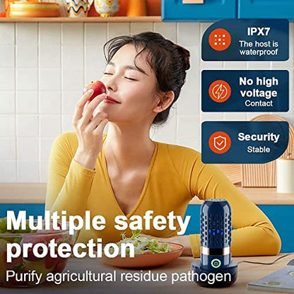 KINGGOO Fruit and Vegetable Washing Machine: Food Cleaner, Household Disinfection Machine