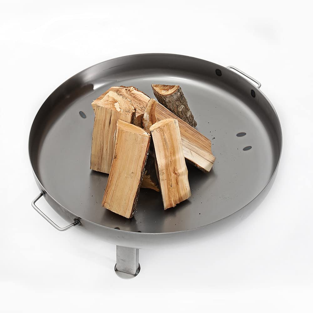Czaja® fire bowl 'Bonn' (Ø 80cm) with water drainage hole: Large fire pit for the garden