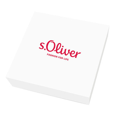 s.Oliver Y-Collier 925 Sterling Silber Damen Halskette mit Zirkonia inkl. Geschenk Box
