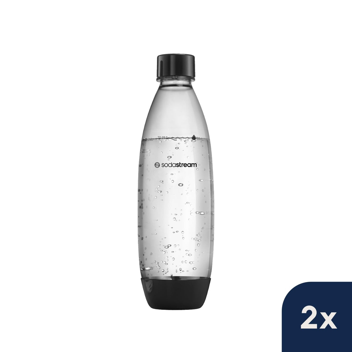 SodaStream 1L FUSE Flaschen (2er-Set) | Spülmaschinengeeignet: BPA-frei