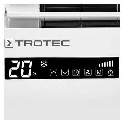 TROTEC Mobile Wandklimaanlage (PAC-W 2200 S) mit 4-in-1 Kühlung, Beheizung, Ventilation: 8000BTU