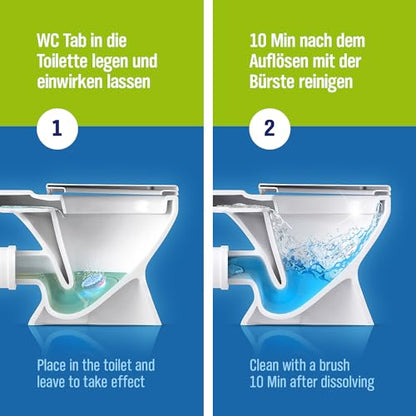 WC-Tabs 'Eukalyptus' 3-Phasen Kraftformel | 35 Frische-Tabs a 25g