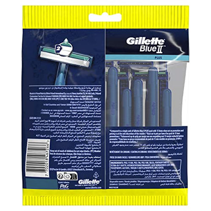 Gilette Blue2 Plus | Disposable Blades for Men (20 Pack)