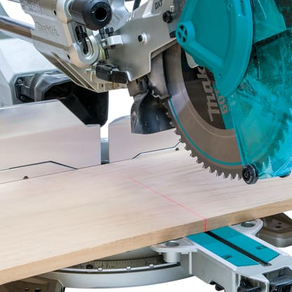 Makita miter saw (LS1219L) with laser guidance &amp; space-saving design: 305mm