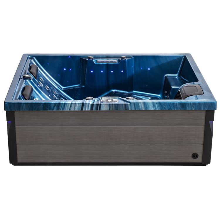AWT AQART SPA IN-405 Eco Outdoor-Whirlpool: 37-Jets, Farblicht & Ozon (Oceanwave)