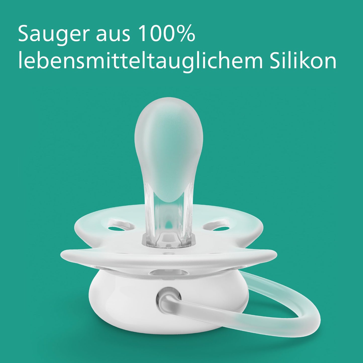 AVENT Ultra Soft Schnuller 4er Pack (0-6 Monate): Weiches, Flexibles Saugerschild