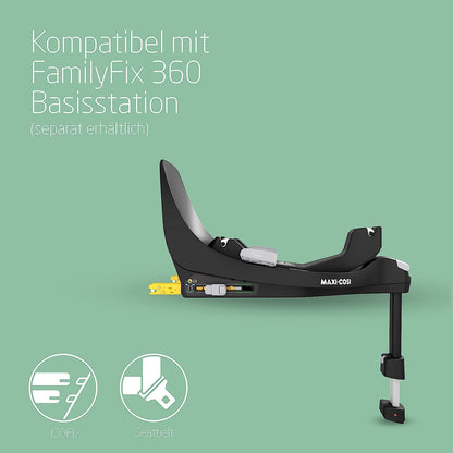 Maxi-Cosi Pebble 360 i-Size Babyschale | Neugeborenen Autositz (360 Grad, 0-15 Monate)