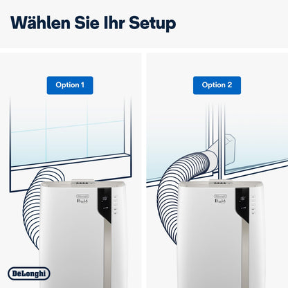 De'Longhi 'Pinguino PAC EX93' Klimagerät mit Abluftschlauch: Whisper Technology