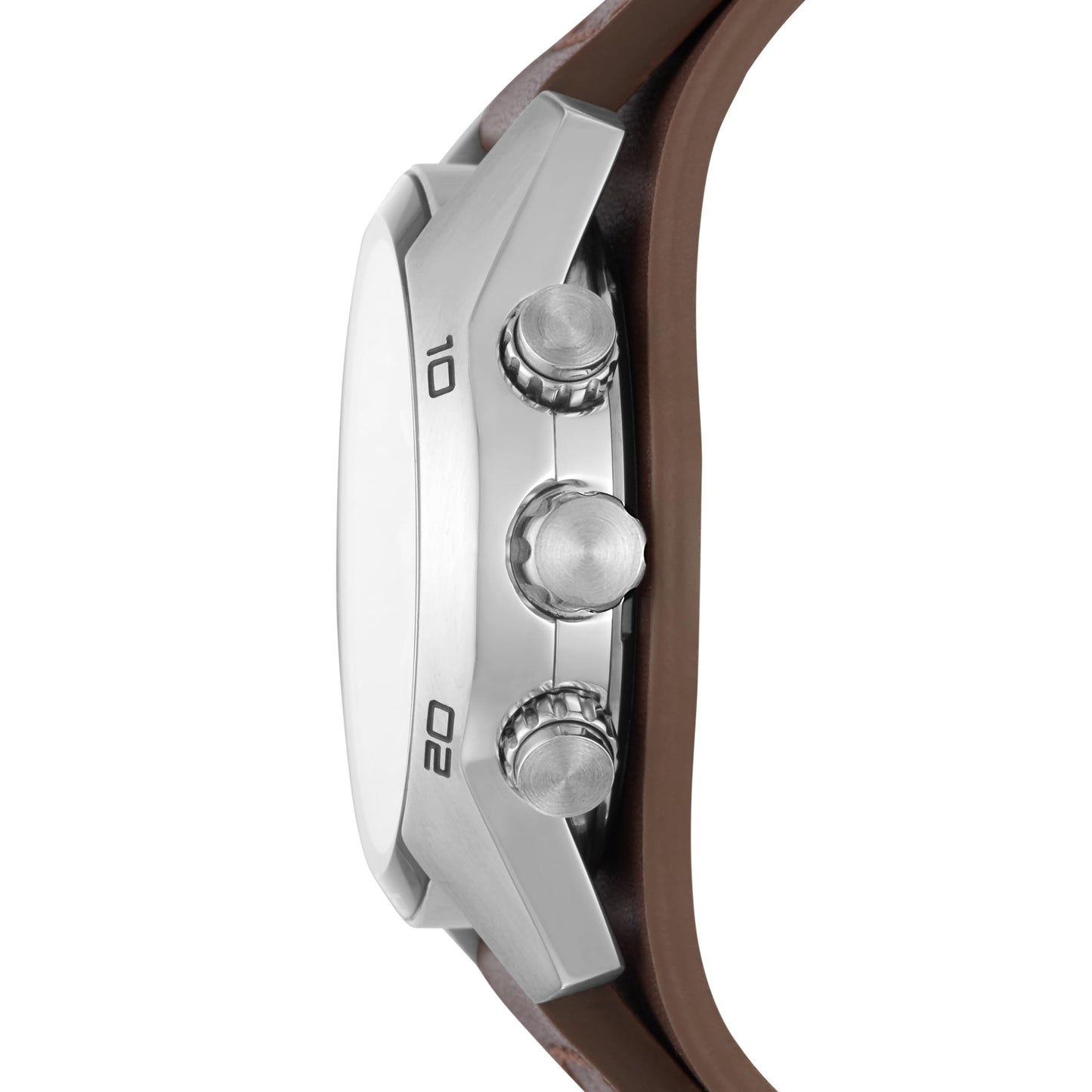 FOSSIL Coachman Chronographenwerk Herrenuhr (44mm) mit Edelstahl- oder Lederarmband
