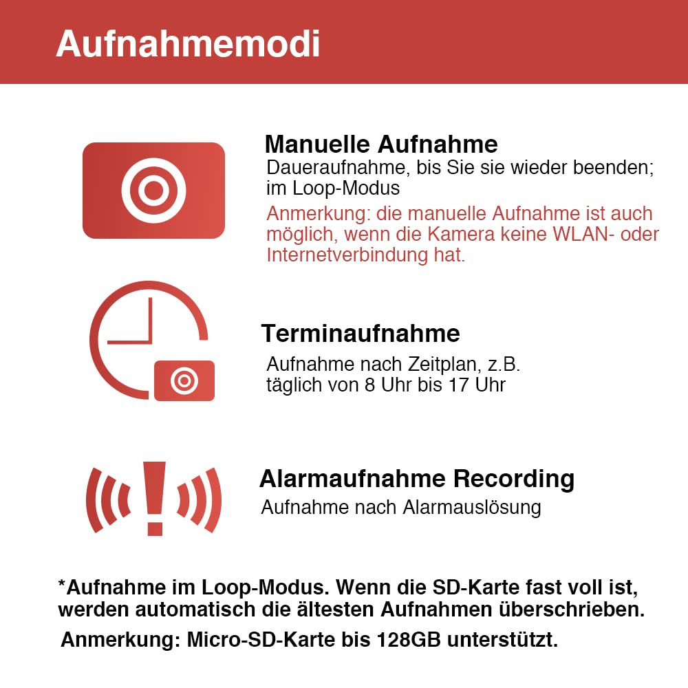 WIWACAM 4K WLAN Mini-Kamera für Nistkästen: Live-Übertragung auf Smartphone, Nachtsicht