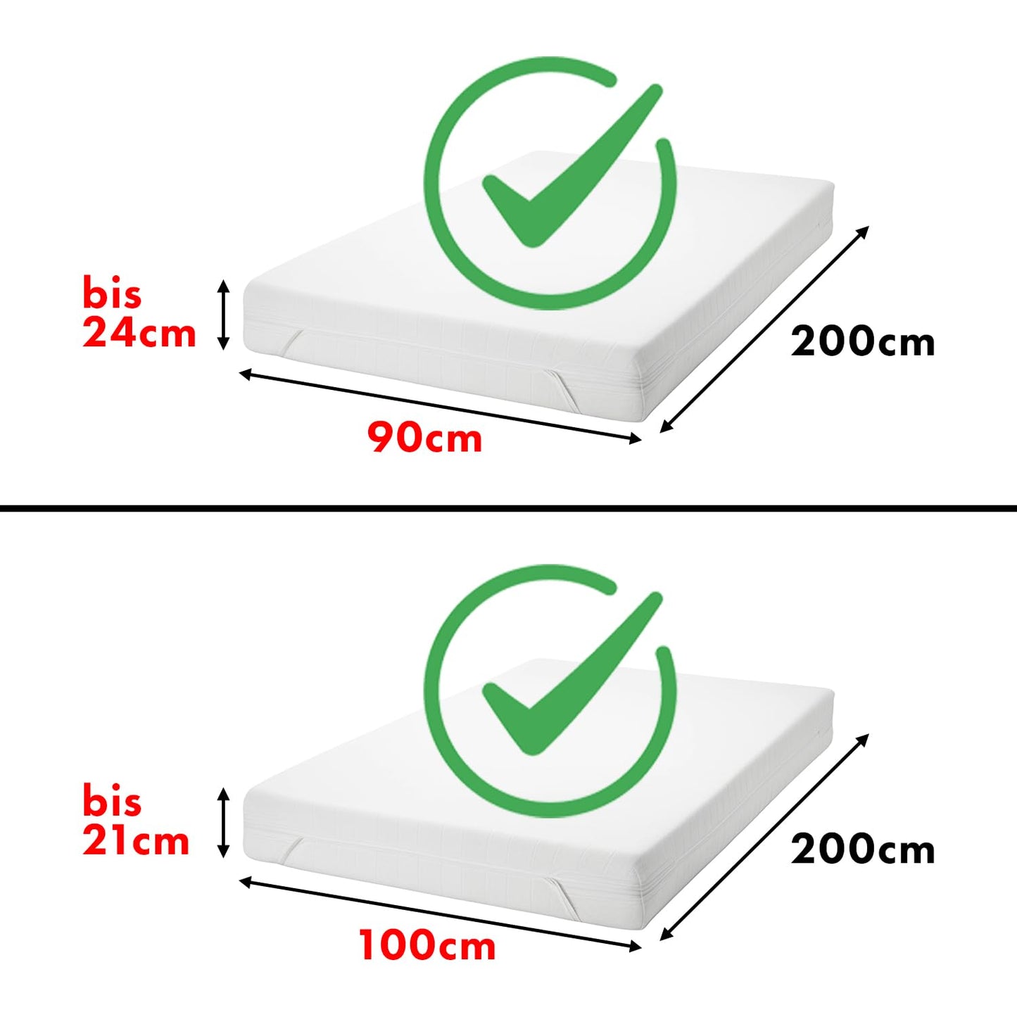 JACOBSON Jersey fitted sheet made of 100% cotton (90x200-100x200cm - anthracite)