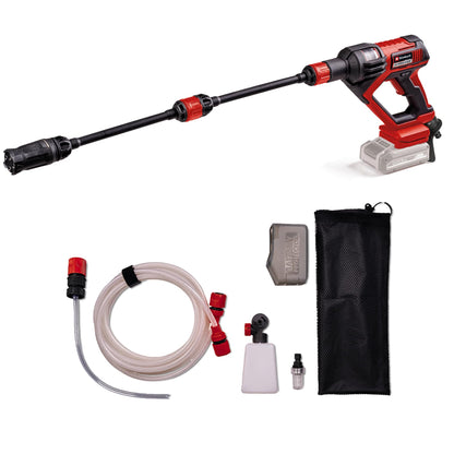 Einhell Akku-Druckreinigerpistole HYPRESSO 18/24-1 Power X-Change inkl. Zubehör (18V, 24 bar, 240 L/h) 