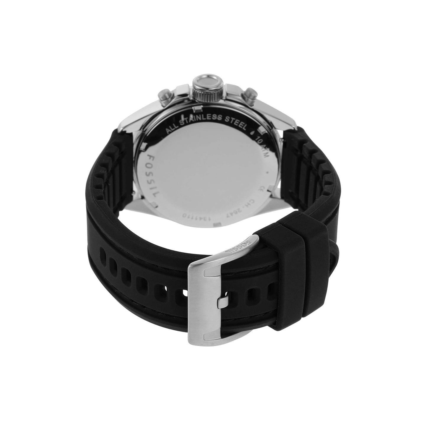 FOSSIL Decker Quarzwerk Chronograph Herrenuhr (44mm) mit Edelstahl- oder Lederarmband